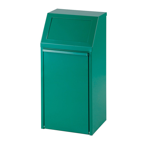 Tipping waste bin 40l. - green