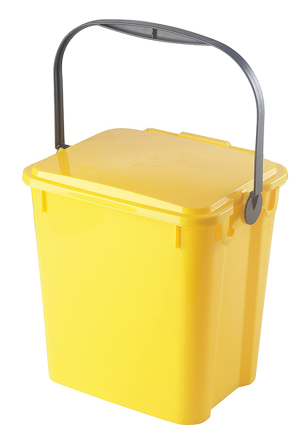 Waste bin URBA - 10l - yellow