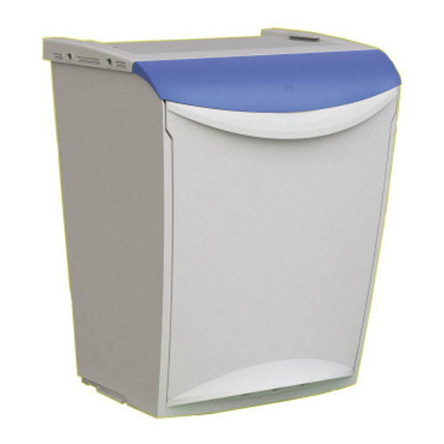 Waste separation container - blue lid