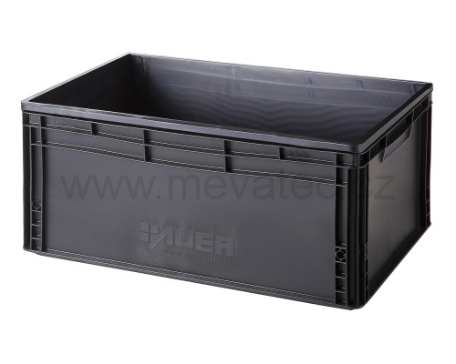 Plastic EURO crate 600x400x220 mm - ESD
