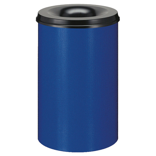 Self-extinguishing bin 50 l – blue and black