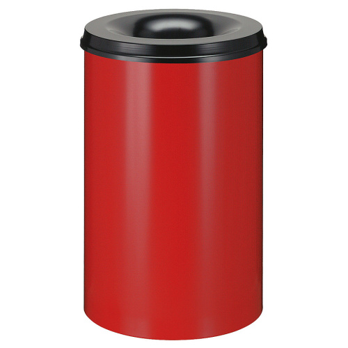 Self-extinguishing bin 50 l – red and black