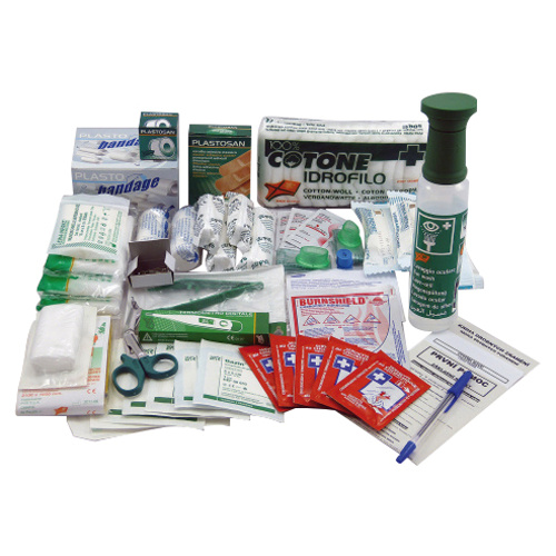First-aid box contents - production