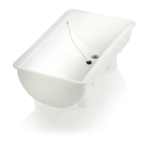 Plastic trough with a sink-hole - 100 l