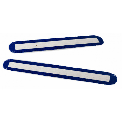 Set of blue V-mops with buttons