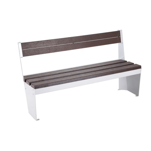 Planum bench with backrest
