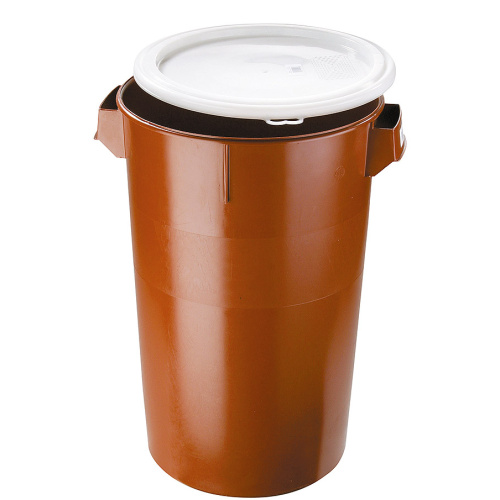 Plastic waste bin with a lid - 60 l.