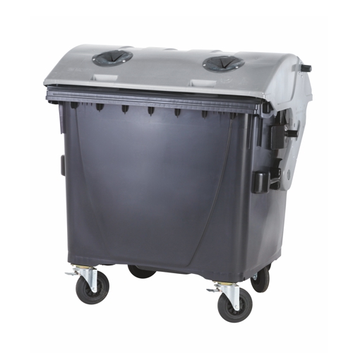 Plastic container for waste separation – 1100 l – For metal/without lock