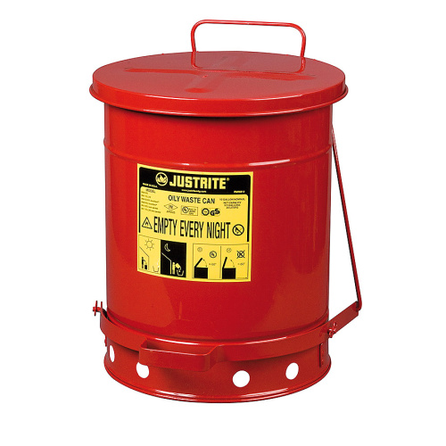Waste bin for combustibles 34 l.