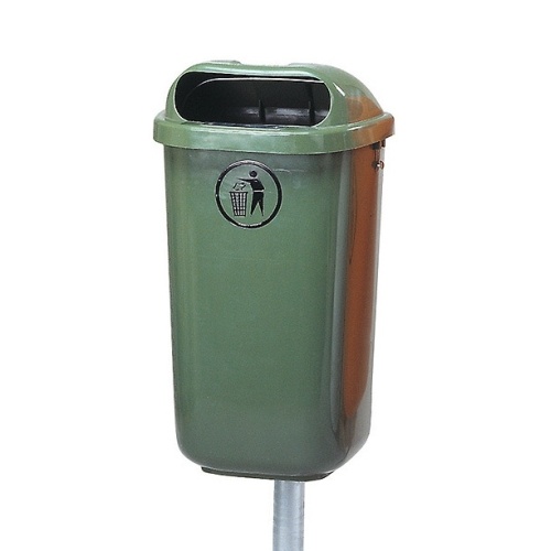 Exterior waste bin 50 l. - green