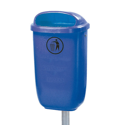 Exterior waste bin 50 l. - blue