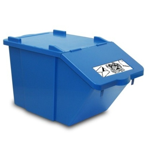 Waste sorting bin - blue 45 l.