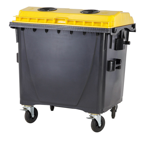 Plastic containers 1100 l. plastic- with lock