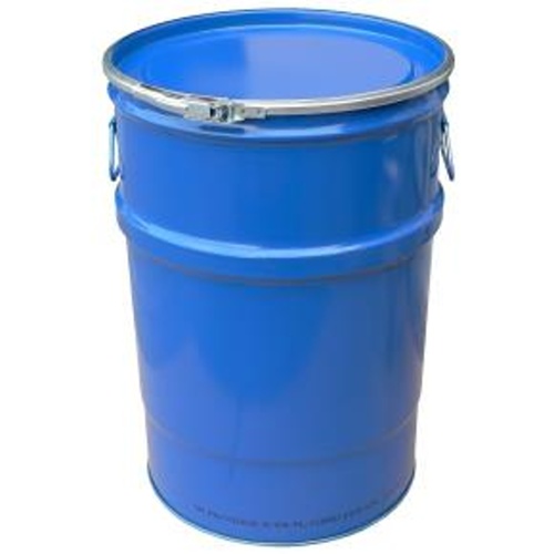 Metal barrel 60 l - varnished, removable lid