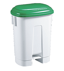Waste bin Sirius - green lid