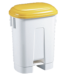 Waste bin Sirius - yellow lid