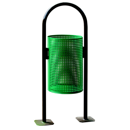 Hanging waste bin - green