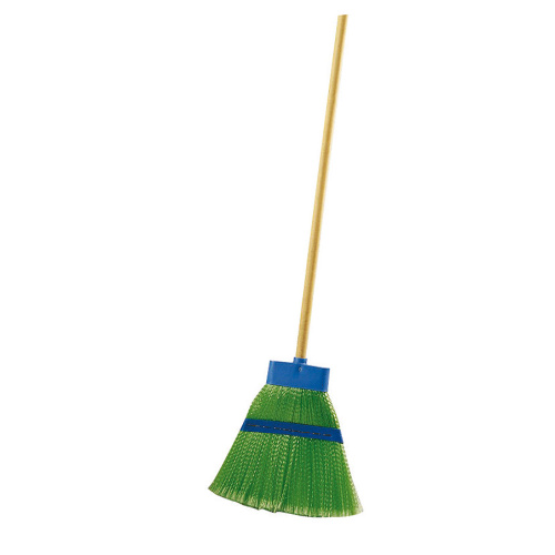 Plastic broom VERDE (broom with handle) 