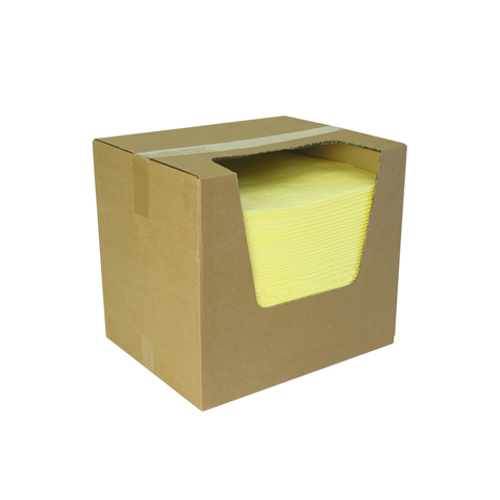 Sorption mats yellow,firmed,light,42 x 50 cm, 200 pcs/packing 