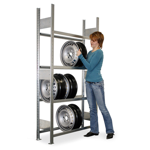 Rack shelf for wheel discs - basic panel