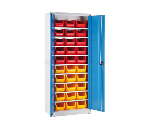 Universal cabinet with trays