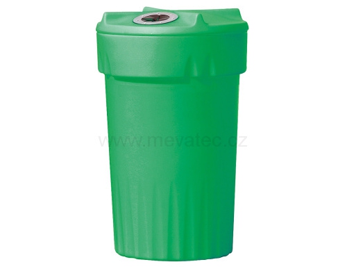 Plastic bin for waste separation - glass