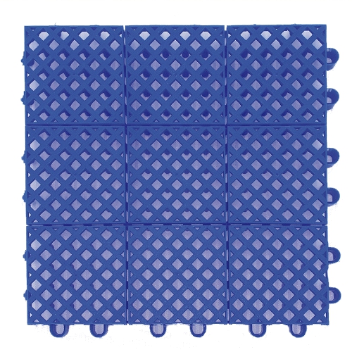 Plastic mat 245x245x15mm - blue