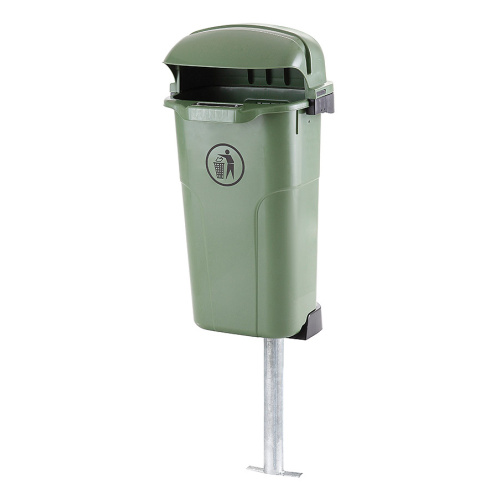 Plastic waste bin Urban - 50 l - green