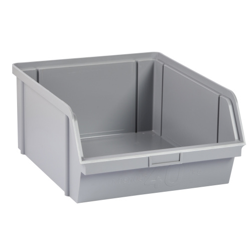 Plastic container 400x300x162 - grey