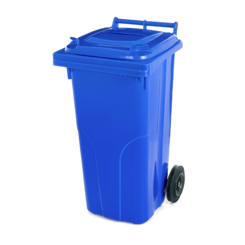 MGB plastic container 120 l - paper, without a lock