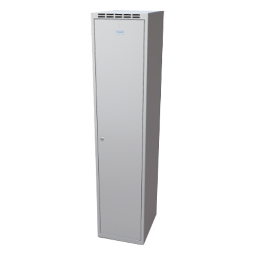 Clothes cabinet with partition 400 mm - grey