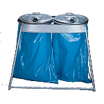 Double stand for bags 2x120 l.