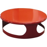 Lid for concrete bin - red