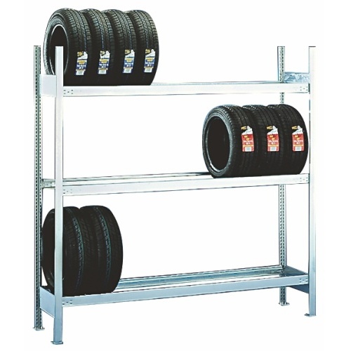 Rack for tyre storage - extension panel