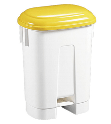Waste bin Sirius - yellow lid
