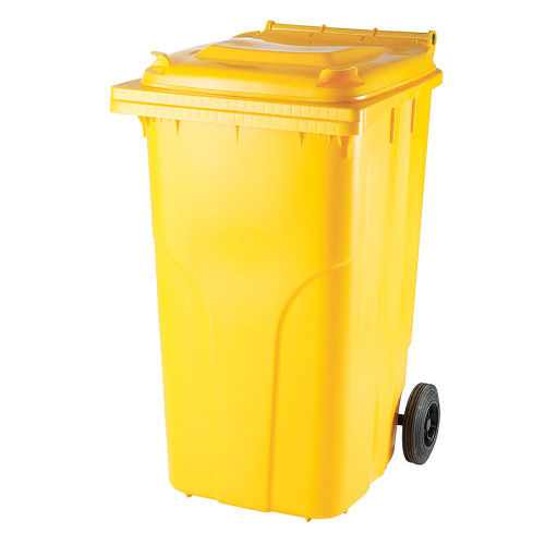 Plastic bin 240 l - yellow