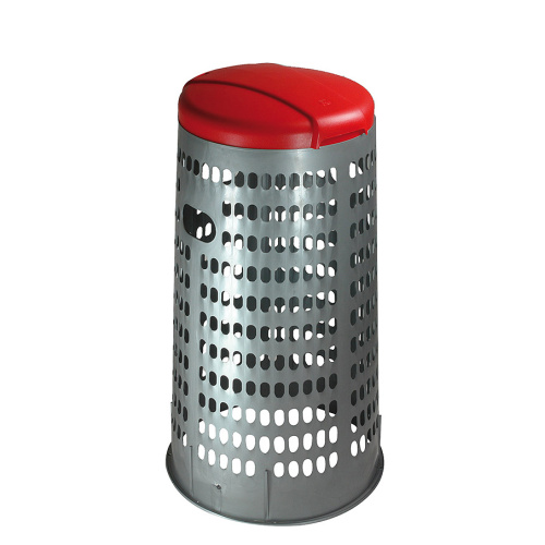Plastic stand for bags - red lid