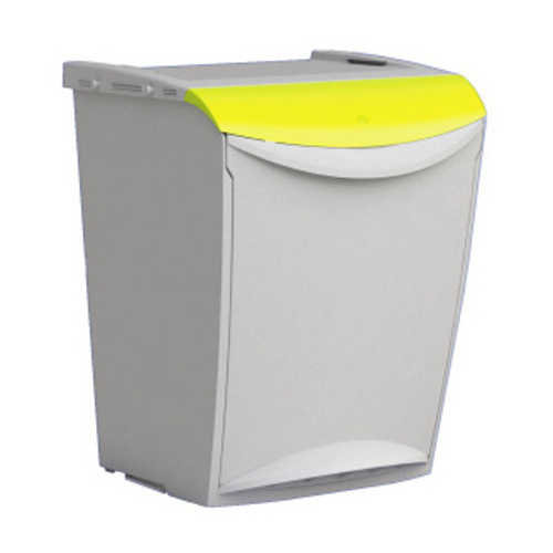 Waste separation container - yellow lid