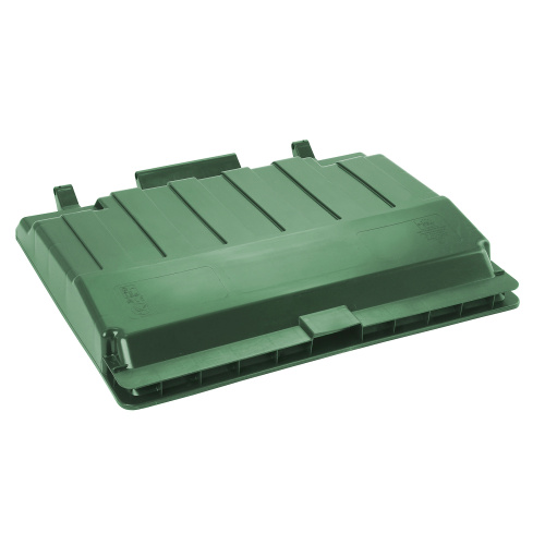 Flat lid for a plastic container 0013 - green