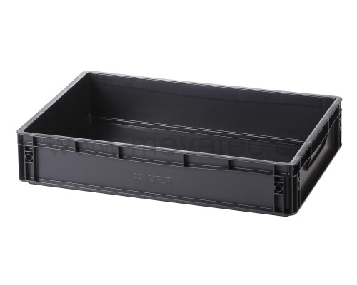 Plastic EURO crate 600x400x120 mm - ESD