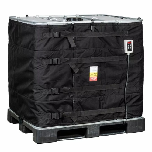 Heating case for IBC with one thermostat