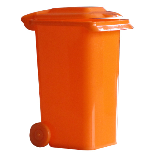 Plastová minipopelnička reklamní oranžová