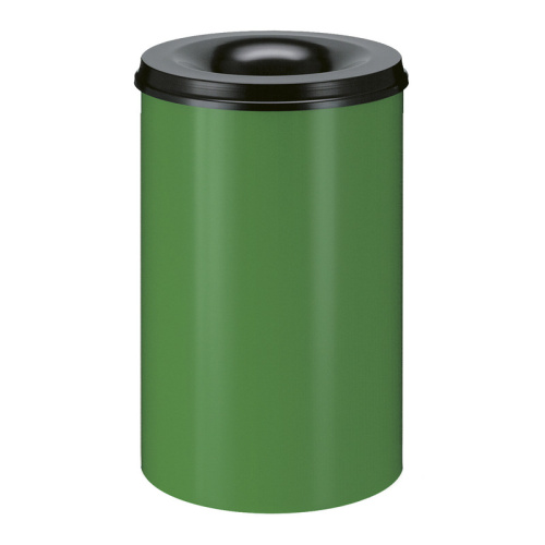 Self-extinguishing bin 50 l – green and black