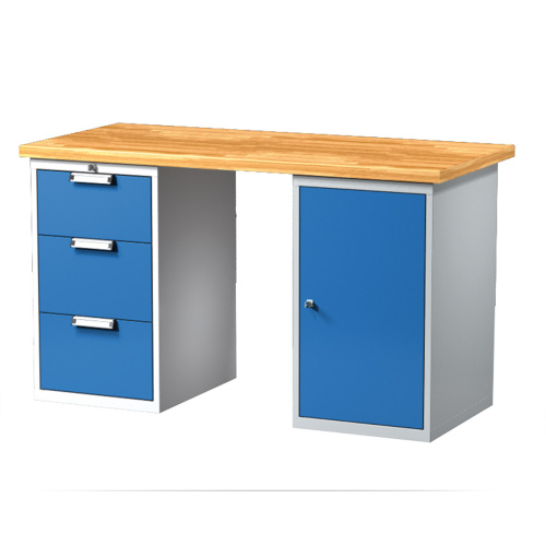 Work table with container and drawer boxes 1500 mm