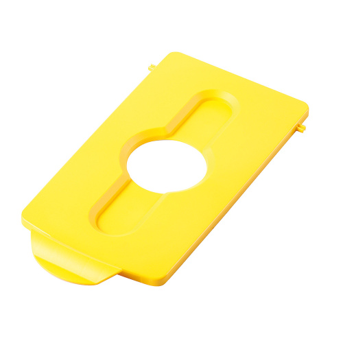 Lid for  the recycling centre - yellow