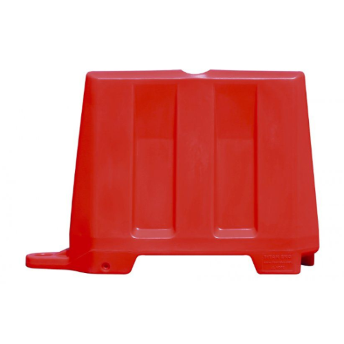 Road barrier 1m - red