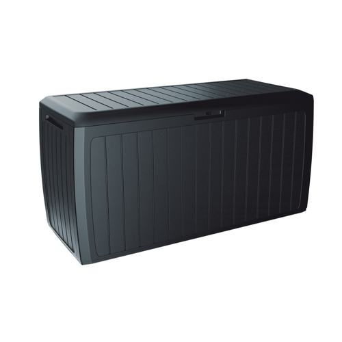 Garden box Board – 290 l / black (wood imitation)