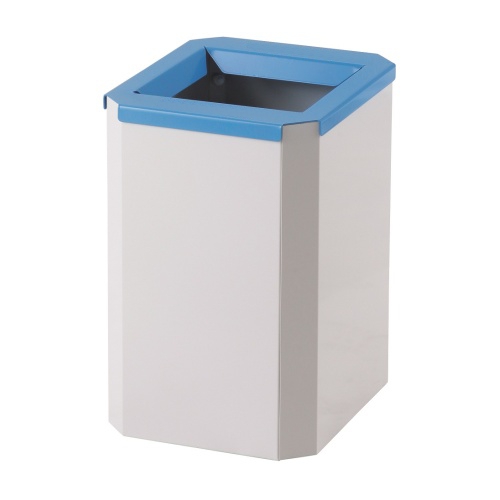 Trash bin low - blue