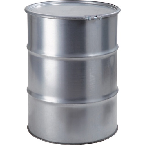 Metal barrel with removable lid 216,5 l