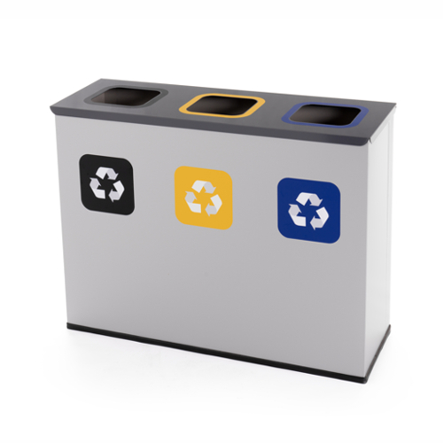 Waste bin for separated waste ECO – 3x 60 l